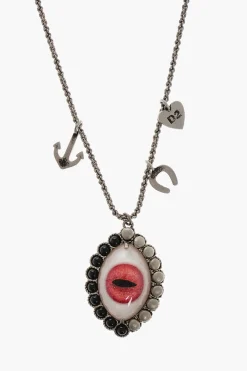 Collana a Catena con Pendente Occhio>Dsquared2 Online