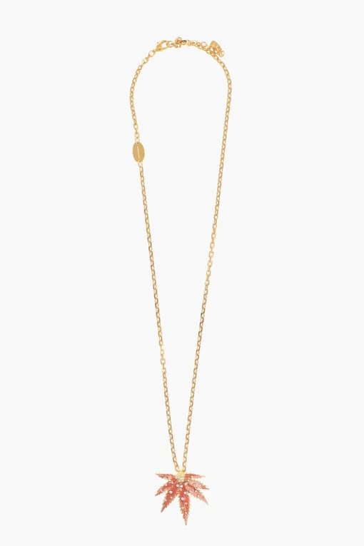 Best Collana a Catena Effetto Dorata con Strass Donna Gioielli