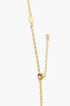 Best Collana a Catena Effetto Dorata con Strass Donna Gioielli