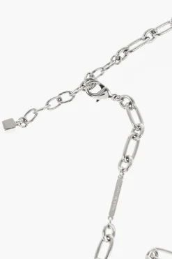 Outlet Collana a Catena GAMING in Metallo con Dettaglio in Resina Donna Gioielli
