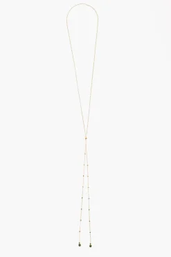 Collana Color Oro in Argento con Pendenti in Pietra>Bottega Veneta Clearance