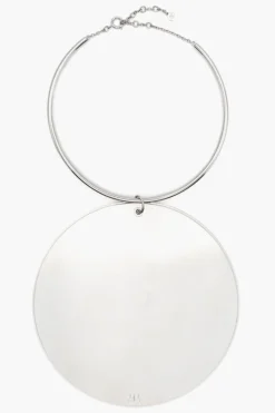 Hot Collana del Cerchio Olistico con Incisione Logo Donna Gioielli