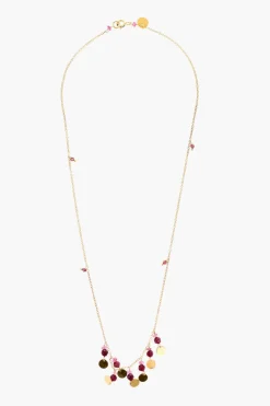Collana Dorata con Dettaglio in Perline>Niani Online
