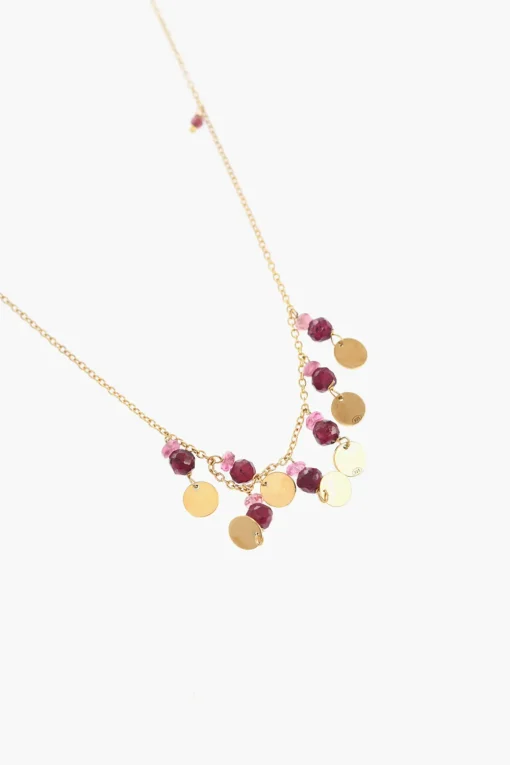 Collana Dorata con Dettaglio in Perline>Niani Online