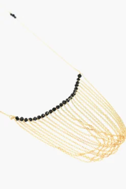 Collana Dorata con Pendente e Perline>Niani Clearance