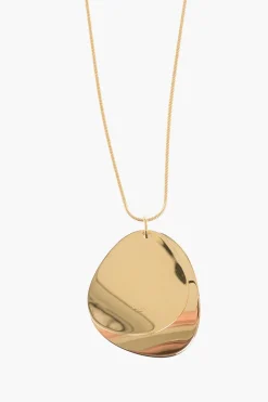 Collana in Ottone con Pendente Logato>Celine Best