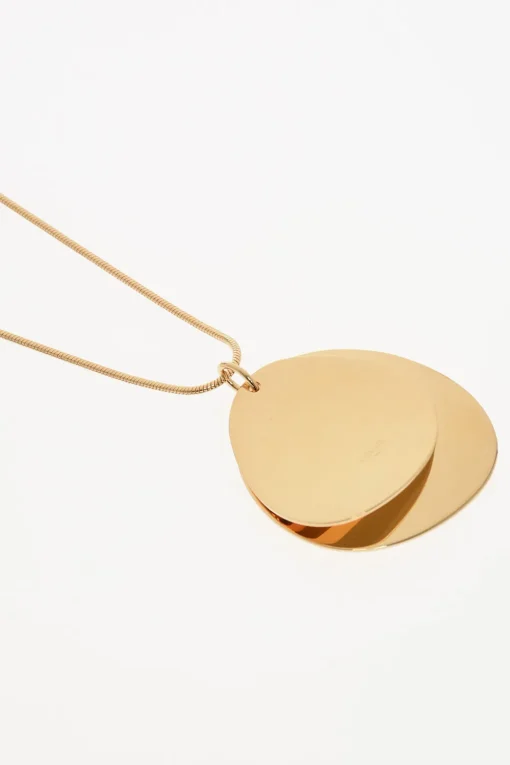 Collana in Ottone con Pendente Logato>Celine Best