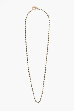 Hot Collana In Strass Effetto Dorato Donna Gioielli