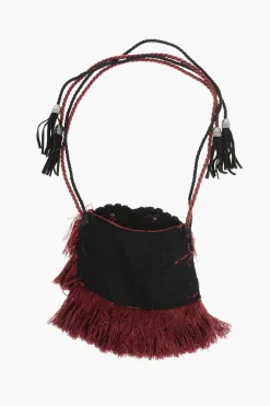 Collana Plastron in Pelle e Metallo con Frange></noscript>Dsquared2 Discount