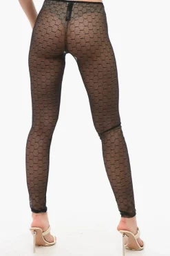 Sale Collant in Pizzo Monogram Donna Intimo