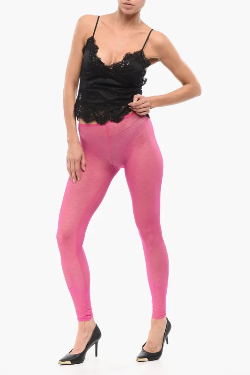 Collant in Pizzo Monogram>Dsquared2 Online