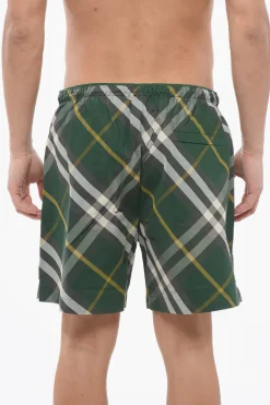 Costume Boxer in Nylon Check>Burberry Online