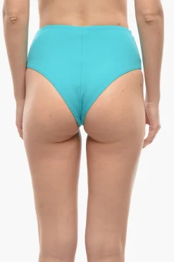 Clearance Costume Da Bagno a Vita Alta conLogo Argentato Donna Costumi Da Bagno