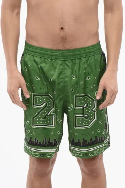 Costume Da Bagno Boxer Con Stampa Bandana>Off-White Outlet