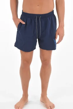 Sale Costume da Bagno Boxer a 2 Tasche con Stampa Logo Uomo Costumi Da Bagno