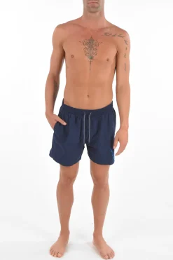 Sale Costume da Bagno Boxer a 2 Tasche con Stampa Logo Uomo Costumi Da Bagno