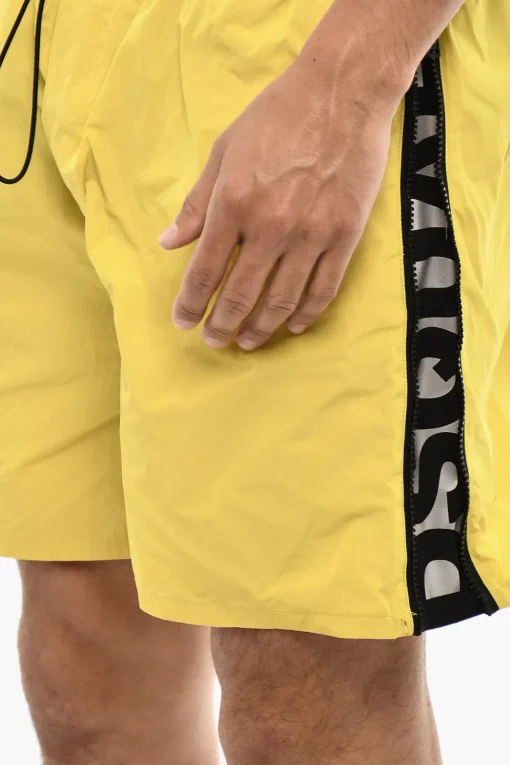 Costume Da Bagno Boxer Con Zip Laterali>Dsquared2 Best