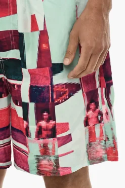 Costume da Bagno Boxer con Motivo Geometrico Pixel></noscript>Dsquared2 Best