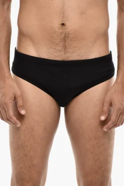 Costume da Bagno Boxer con Logo a Contrasto>Dsquared2 Fashion
