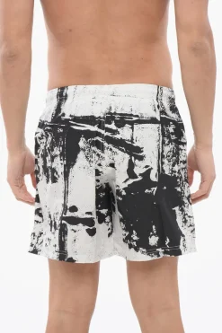 Costume da Bagno Boxer GRAFFITI con Coulisse>Alexander McQueen Hot