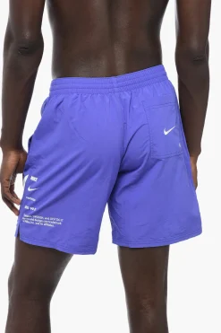 Best Costume da Bagno Boxer in Nylon con Logo Stampato Uomo Costumi Da Bagno