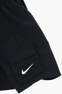 Outlet Costume da Bagno Boxer in Tinta Unita a 4 Tasche Bambino Abbigliamento