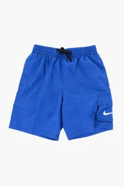 Online Costume da Bagno Boxer in Tinta Unita a 4 Tasche Bambino Abbigliamento