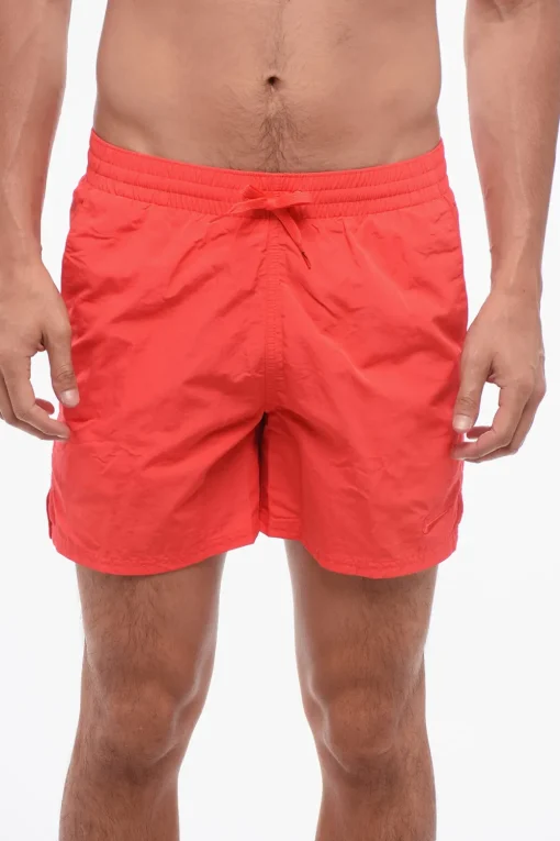 Hot Costume da Bagno Boxer in Tinta Unita a 3 Tasche Uomo Costumi Da Bagno