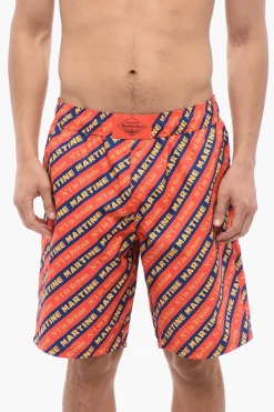 Costume da Bagno Boxer Logati All-Over>Martine Rose Online