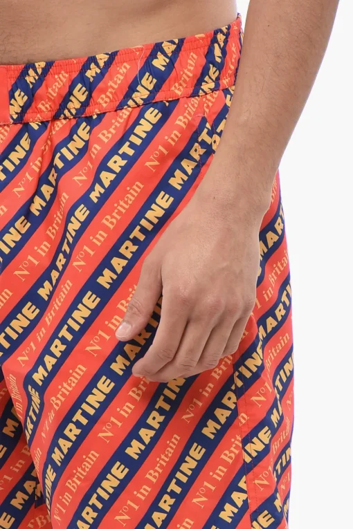 Costume da Bagno Boxer Logati All-Over>Martine Rose Online