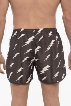 Sale Costume da Bagno Boxer RAIN Slim Fit con Monogram All Over Uomo Costumi Da Bagno