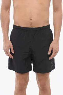 Costume da Bagno Boxer SKULL con Logo Ricamato>Alexander McQueen Hot