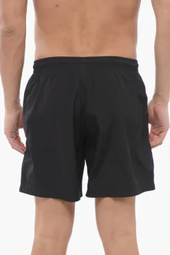 Costume da Bagno Boxer SKULL con Logo Ricamato>Alexander McQueen Hot