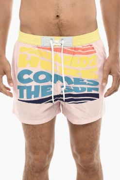 Online Costume Da Bagno Boxer SUN Stampato Uomo Costumi Da Bagno