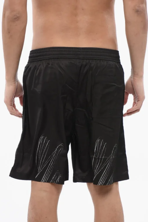 Costume Da Bagno boxer SURFER Stampato>Off-White Sale