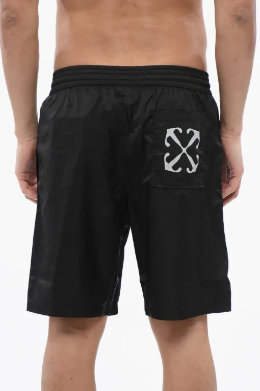 Costume Da Bagno Con Stampa Logo>Off-White Clearance