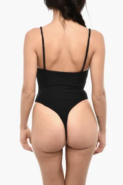 Costume Da Bagno Inetro a Motivo Wave>Dsquared2 Discount