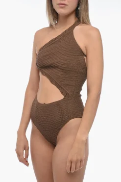 Costume da Bagno Intero Halterneck GIL in Crochet con Schiena scoperta>Elou Sale
