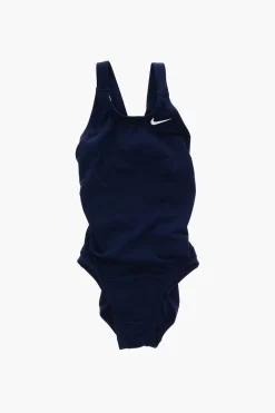 Costume da Bagno Intero a Tinta Unita con Logo Ricamato>Nike KIDS Discount