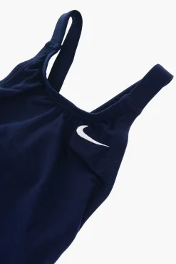 Costume da Bagno Intero a Tinta Unita con Logo Ricamato></noscript>Nike KIDS Discount