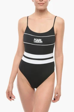 Costume da Bagno Intero con Schiena Scoperta>Karl Lagerfeld New