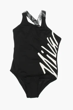 Costume da bagno Intero con Stampa Logo Laterale a Contrasto>Nike KIDS Best