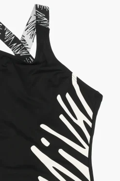 Costume da bagno Intero con Stampa Logo Laterale a Contrasto>Nike KIDS Best