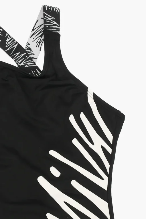 Costume da bagno Intero con Stampa Logo Laterale a Contrasto>Nike KIDS Best