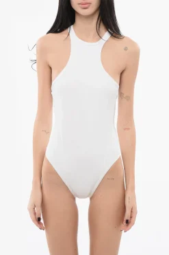 Fashion Costume da Bagno Intero in Tinta Unita Donna Costumi Da Bagno