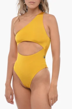 Hot Costume da Bagno intero Monospalla con Dettaglio Cut Out Donna Costumi Da Bagno