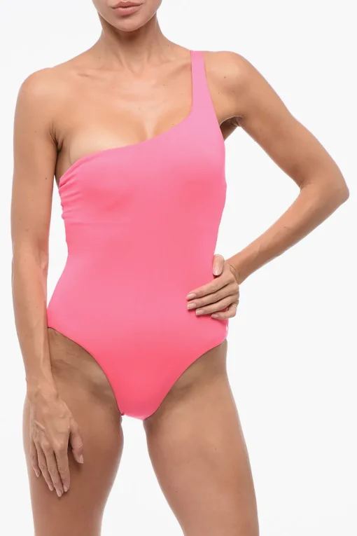 Costume da Bagno Intero Monospalla Tinta Unita>Nike Discount