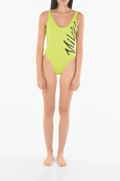 Clearance Costume da Bagno Intero Stampa Logo Donna Costumi Da Bagno