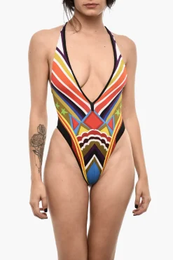 Outlet Costume da Bagno Intero Stampato Donna Costumi Da Bagno