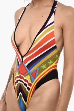 Outlet Costume da Bagno Intero Stampato Donna Costumi Da Bagno
